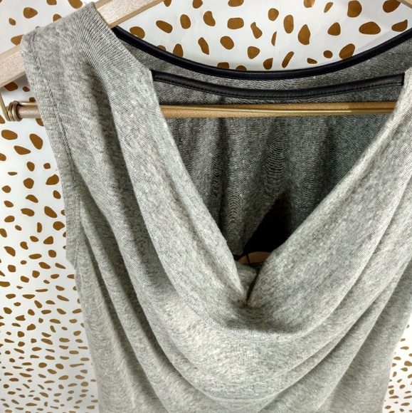 NWT Alice+Olivia Kassie linen cowl drape top - Picture 5 of 6